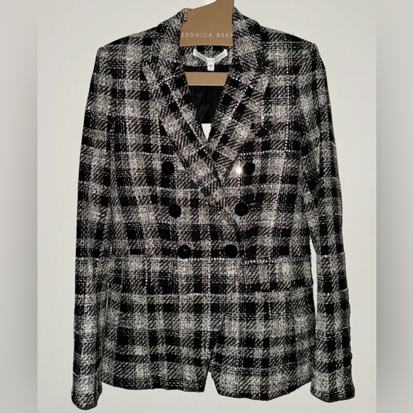 Veronica Beard 💎 Miller Tweed Crystal Embellished Suit Set - Picture 11 of 16